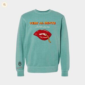 The Pasta Queen - Very Al Dente Green Crewneck